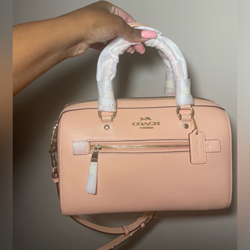 Coach Rowan leather satchel NWT